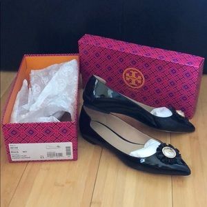 TORY BURCH - Melody Flat Leather Flats